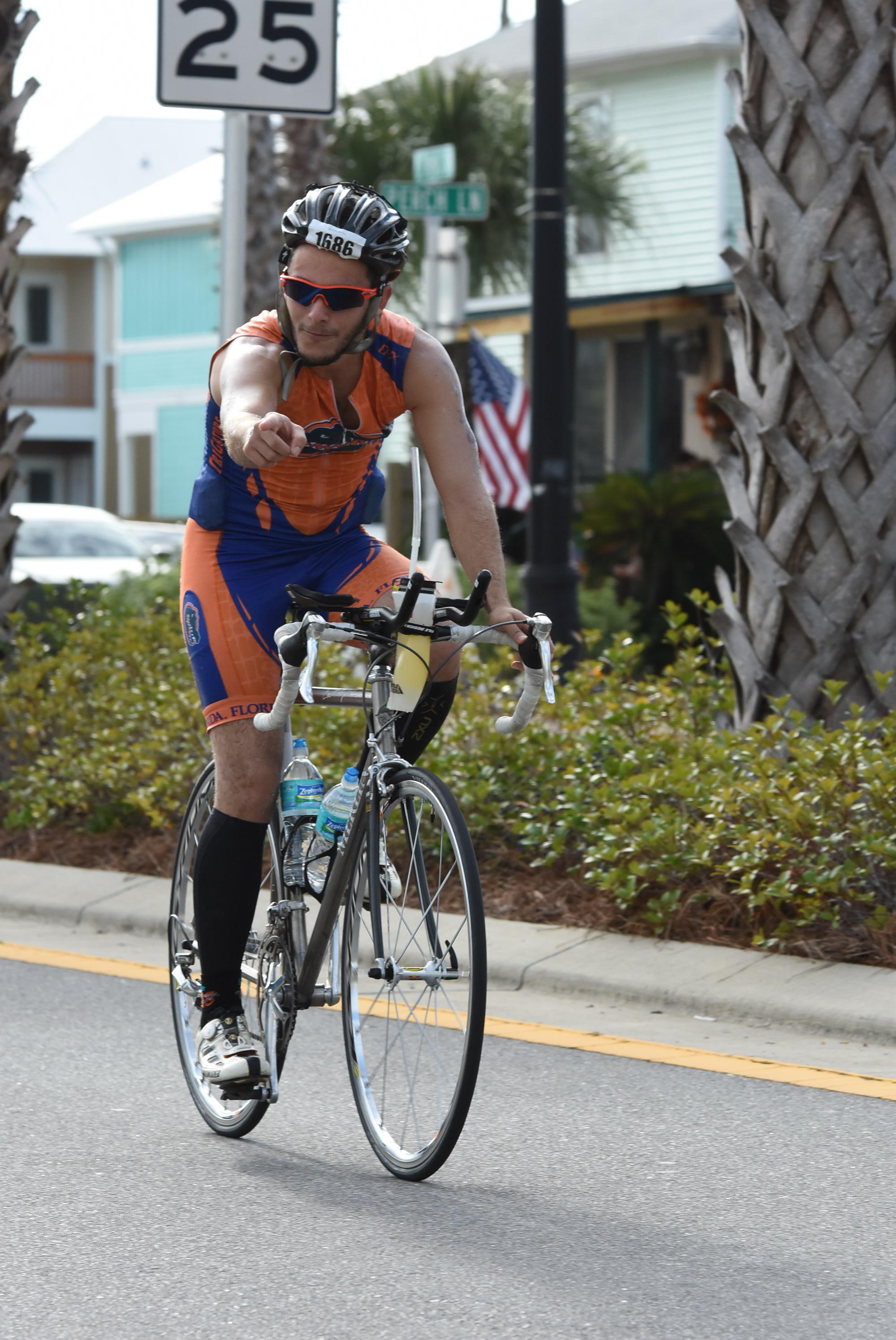 David Nassau IRONMAN Triathlete bike